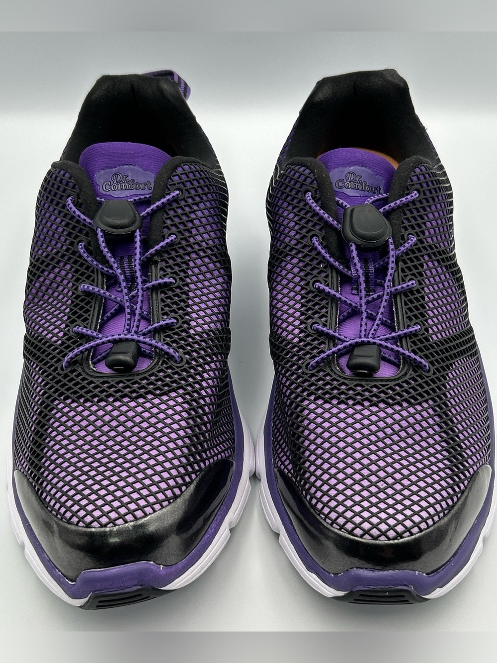 DR COMFORT Katy Orthotic Sneakers Size 11M Drawstring Comfort Casual Shoe Purple